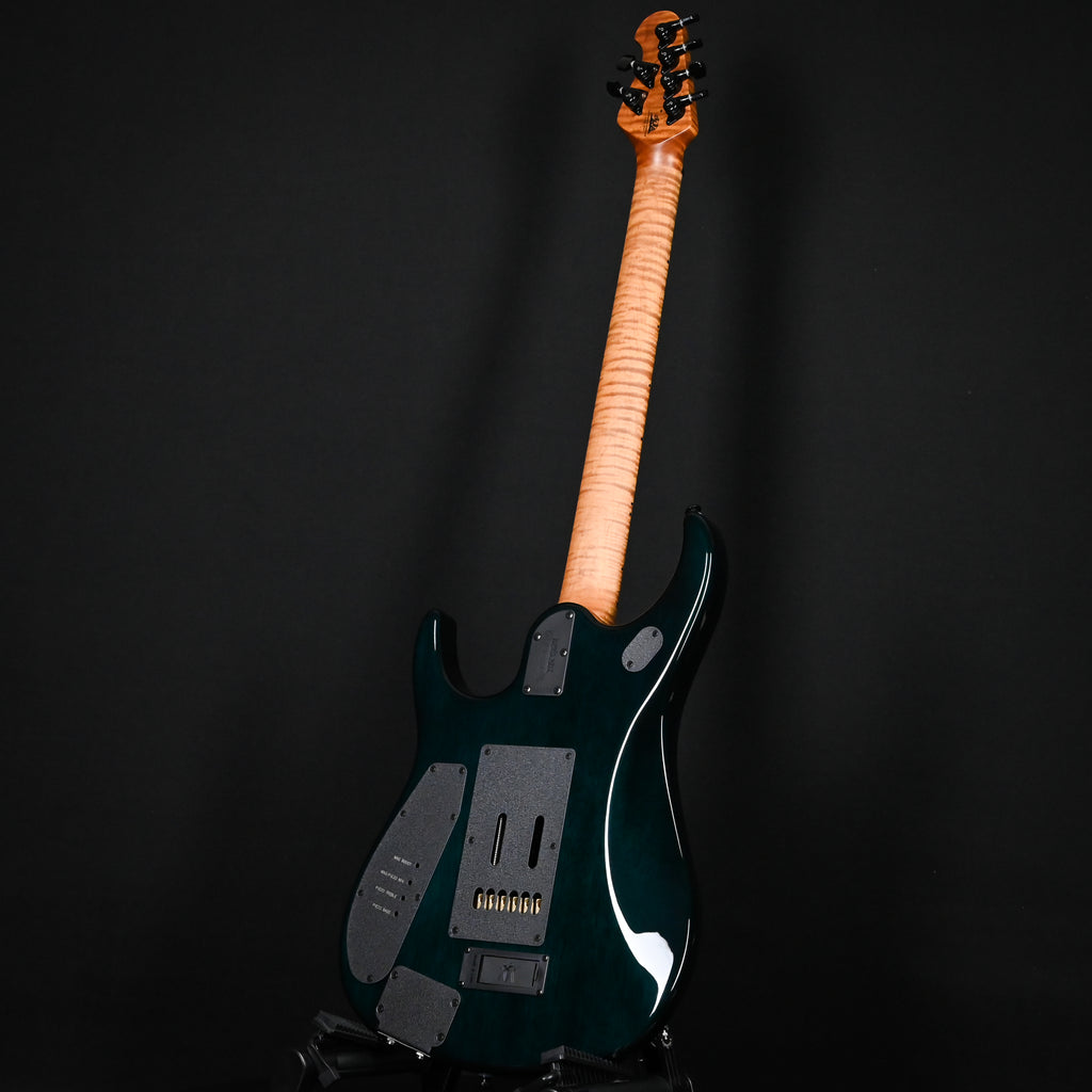 Ernie Ball Music Man JP15 Emerald Glow Roasted/ Figured Maple Neck *Miami Guitar Exclusive* 2025 (H07006)