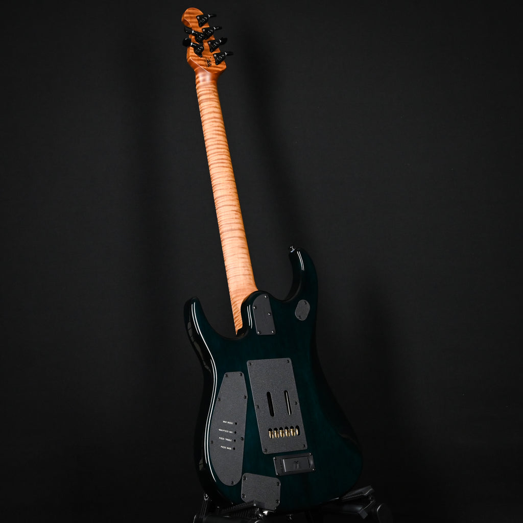 Ernie Ball Music Man JP15 Emerald Glow Roasted/ Figured Maple Neck *Miami Guitar Exclusive* 2025 (H07006)