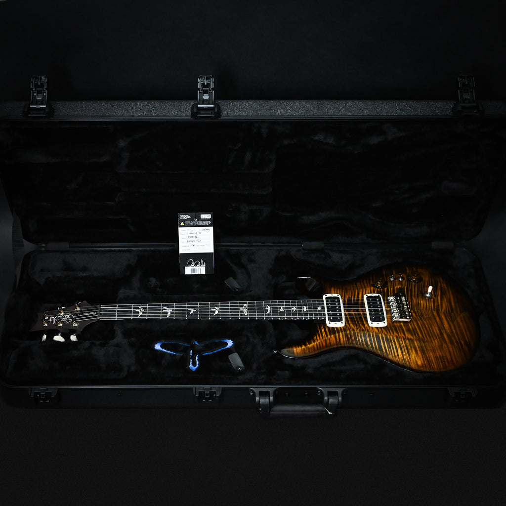 PRS Custom 24-08 Electric Guitar- Black Gold Wraparound Burst 2025 (0419236)