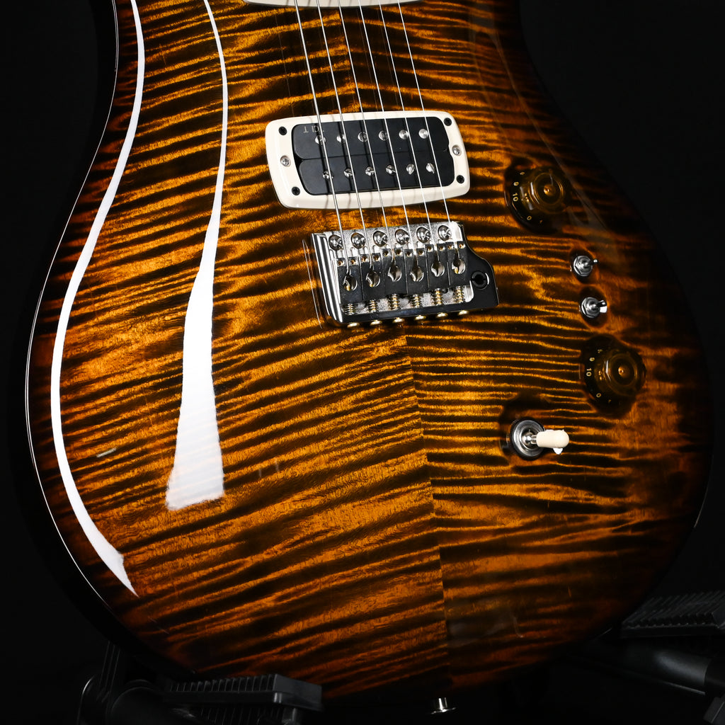PRS Custom 24-08 Electric Guitar- Black Gold Wraparound Burst 2025 (0419236)