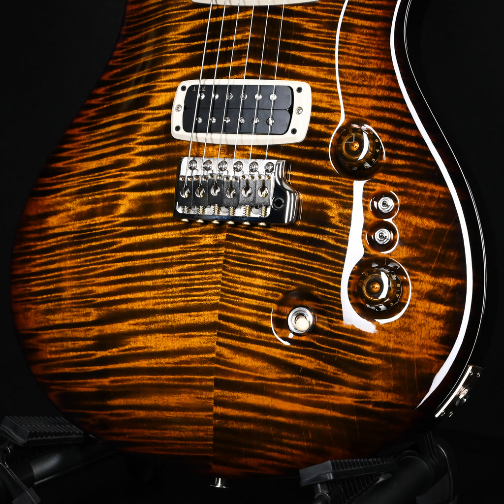 PRS Custom 24-08 Electric Guitar- Black Gold Wraparound Burst 2025 (0419236)