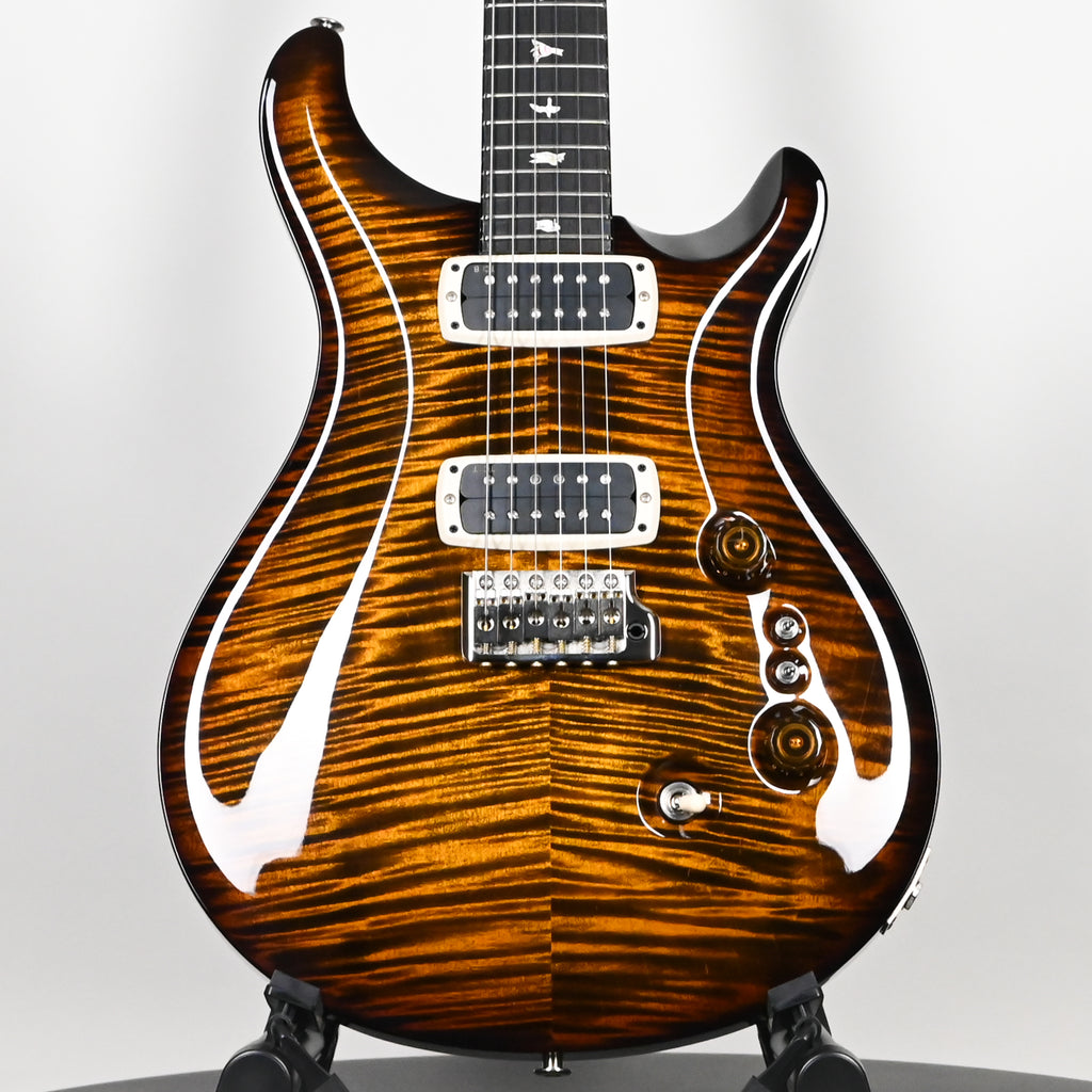PRS Custom 24-08 Electric Guitar- Black Gold Wraparound Burst 2025 (0419236)