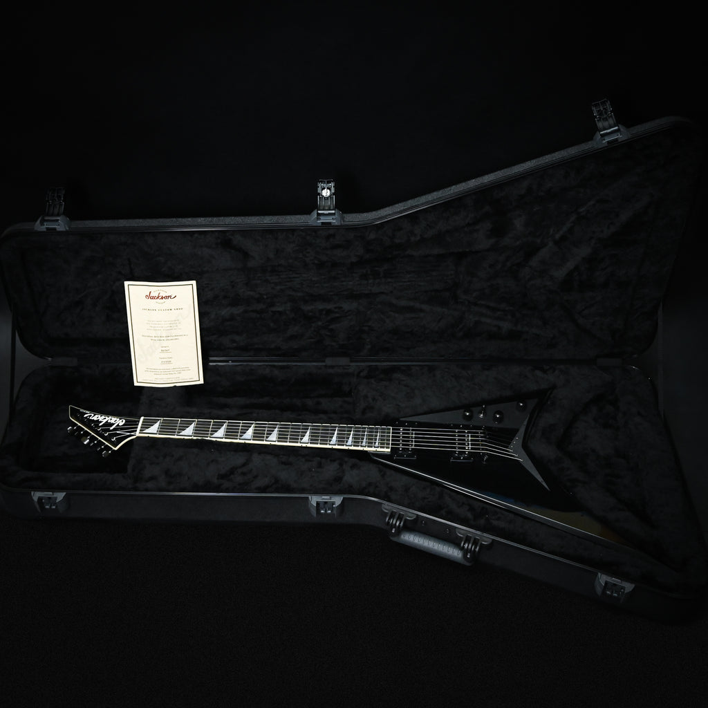 Jackson USA Select Randy Rhoads RR1T w/ Ebony Fingerboard- Gloss Black 2022 (U27569) Used – Excellent
