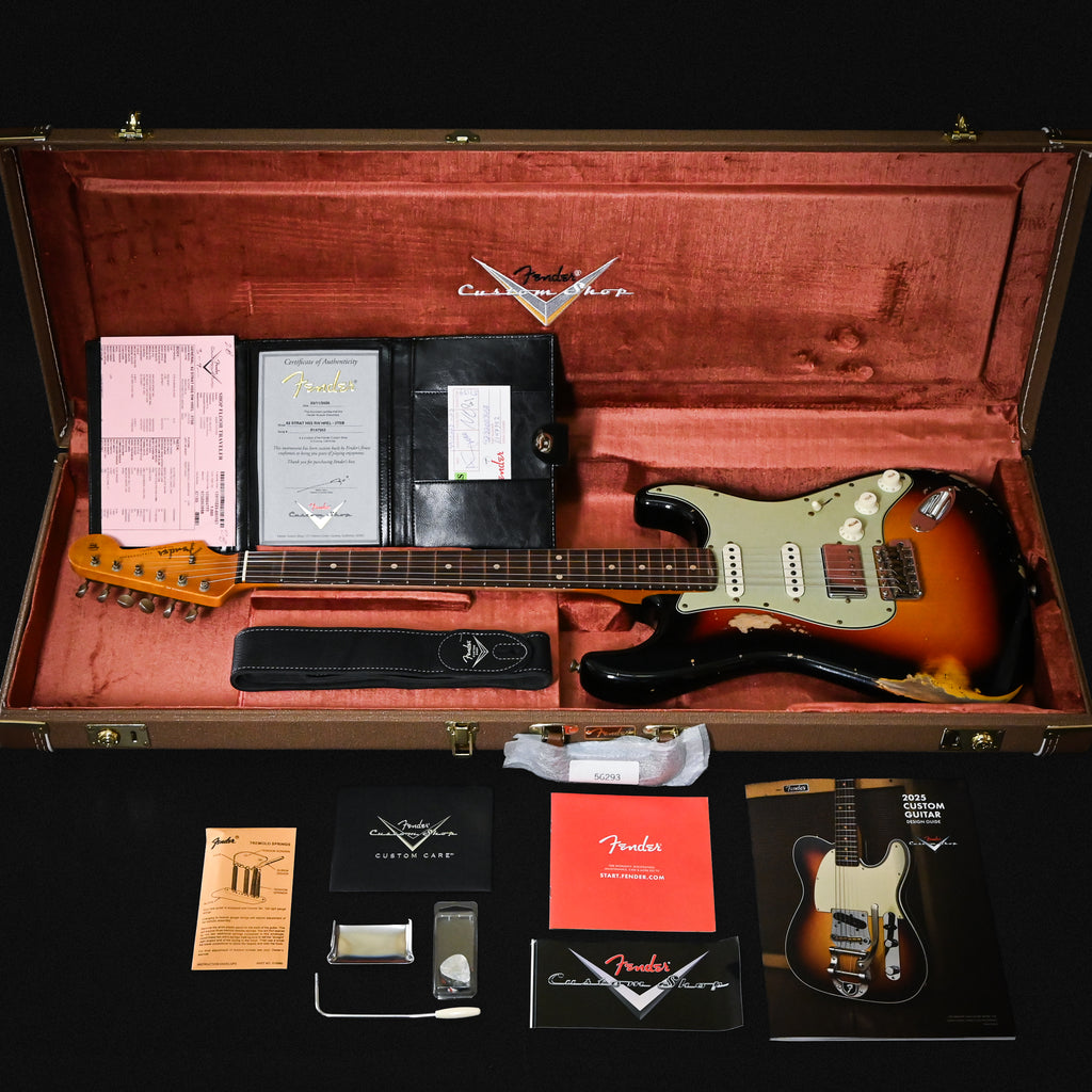 Fender Custom Shop '62 Stratocaster HSS w/ Alder Body, Heavy Relic- 3 Color Sunburst 2026 (R147952)