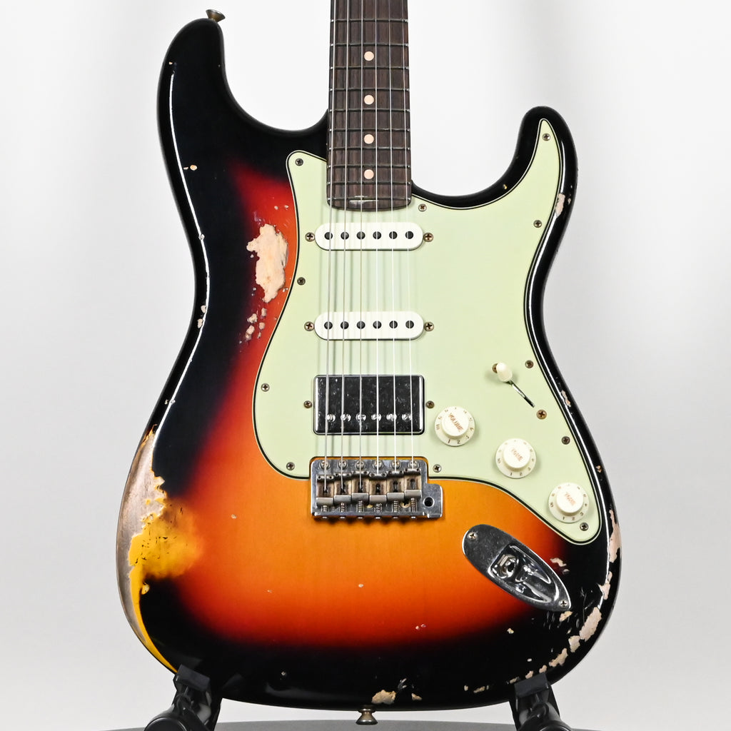 Fender Custom Shop '62 Stratocaster HSS w/ Alder Body, Heavy Relic- 3 Color Sunburst 2026 (R147952)