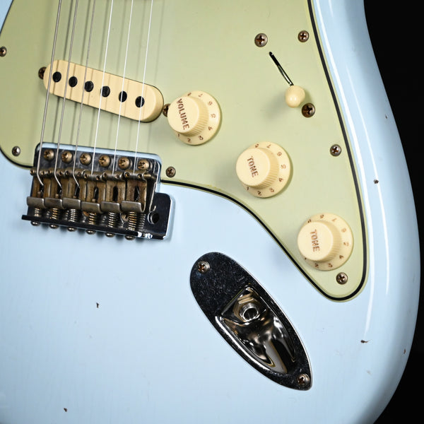 Fender Custom Shop Limited Edition '64 L-Series Stratocaster Journeyman- Faded Sonic Blue 2024 (L11436)