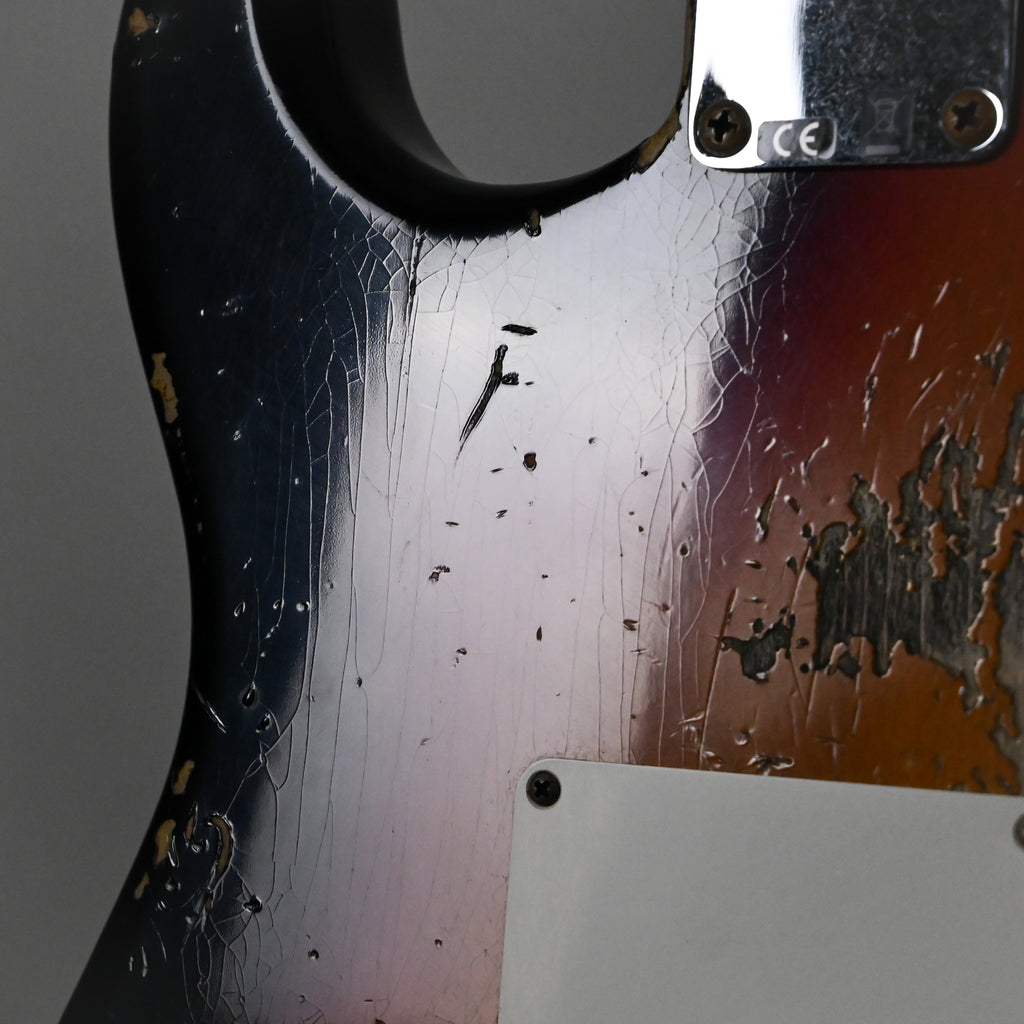 Fender Custom Shop '62 Stratocaster HSS w/ Alder Body, Heavy Relic- 3 Color Sunburst 2026 (R147952)