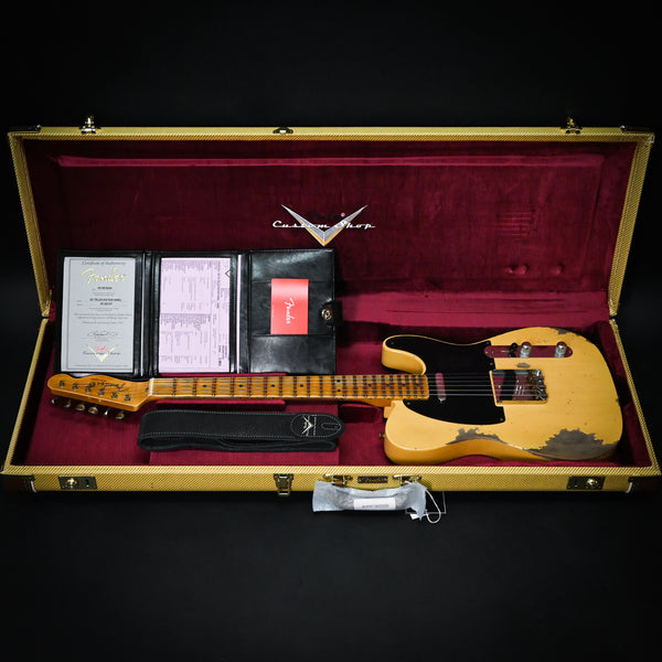 Fender Custom Shop '52 Telecaster Heavy Relic- Aged Nocaster Blonde 2024 (R139727)