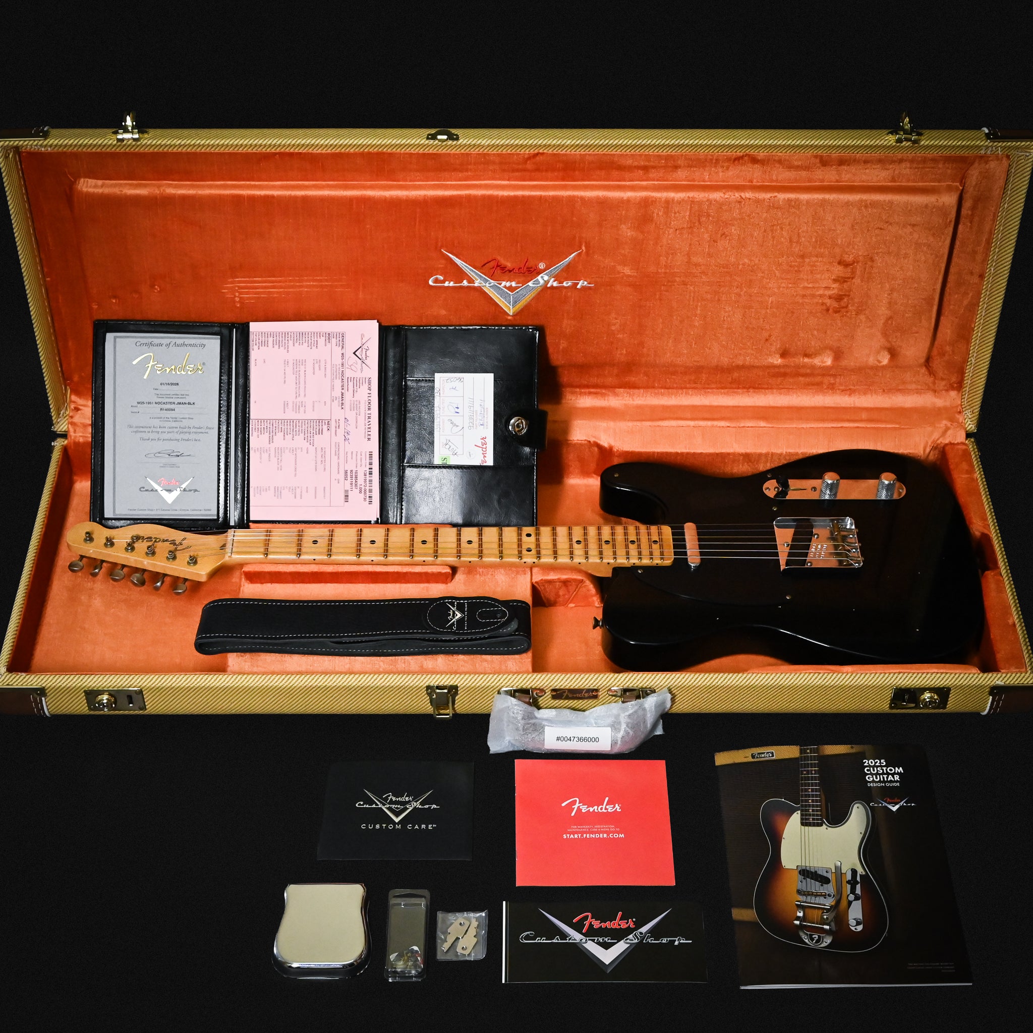 Fender Custom Shop 1951 Nocaster Journeyman- Black 2026 (R149594)