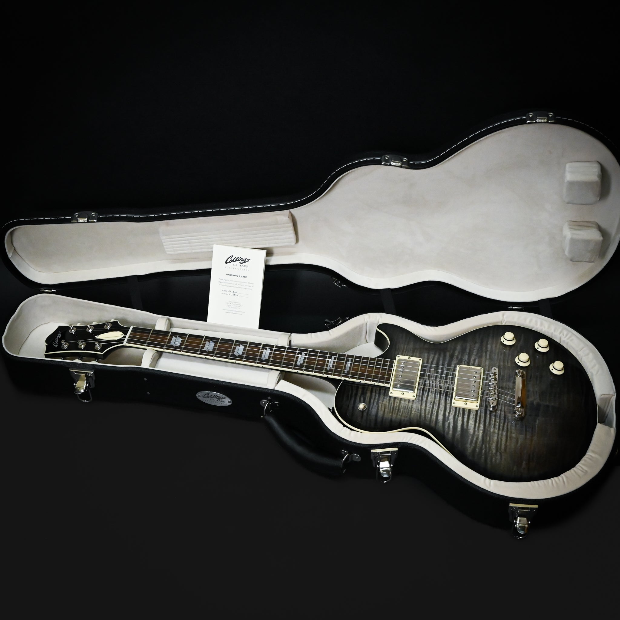 Collings City Limits Deluxe Electric Guitar- Acid Wash Charcoal Burst 2025 (CL251671)