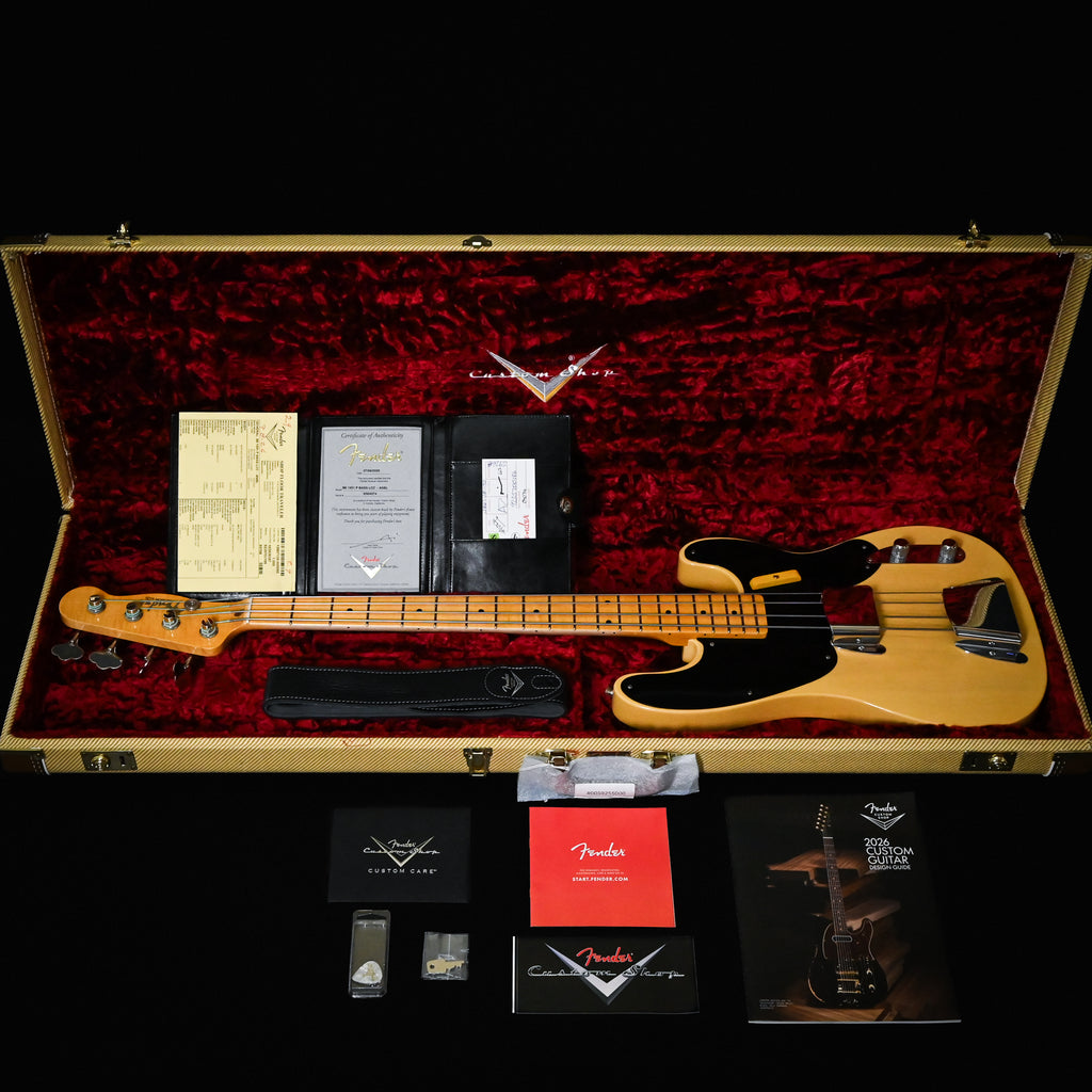 Fender Custom Shop 1951 Precision Bass Deluxe Closet Classic- Aged Nocaster Blonde 2026 (XN04074)
