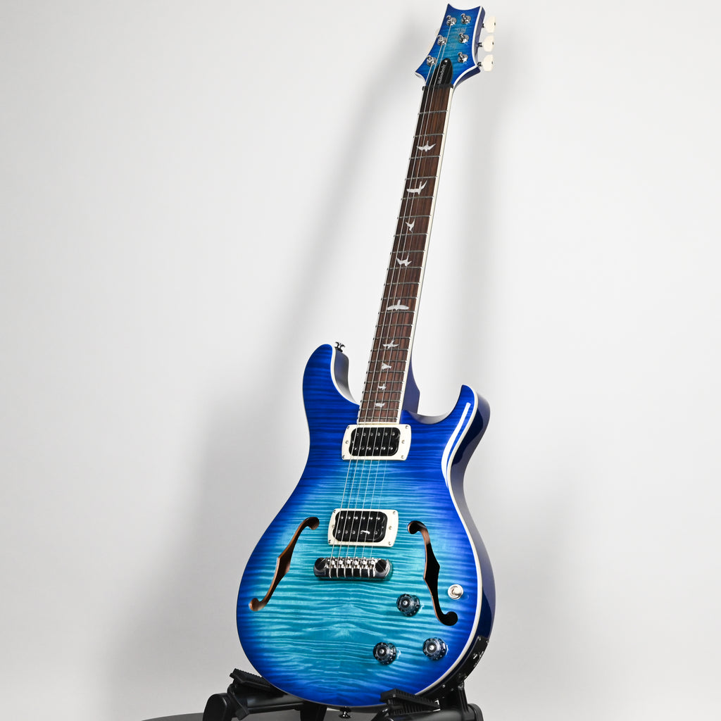 PRS SE Flat Back Hollowbody I Piezo Electric Guitar- Lake Blue 2026 (CTIH088944)