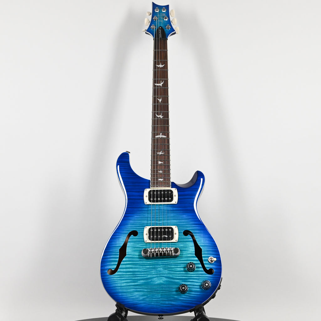 PRS SE Flat Back Hollowbody I Piezo Electric Guitar- Lake Blue 2026 (CTIH088944)