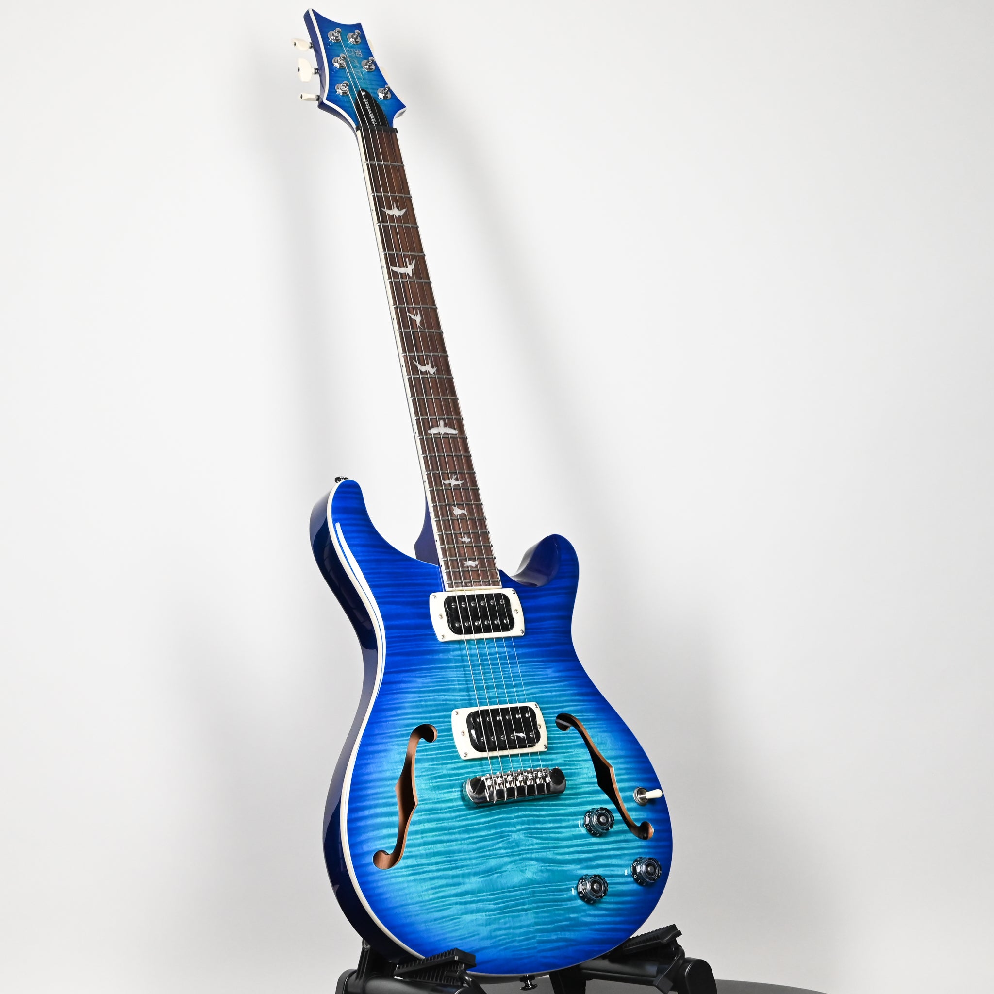 PRS SE Flat Back Hollowbody I Piezo Electric Guitar- Lake Blue 2026 (CTIH088944)