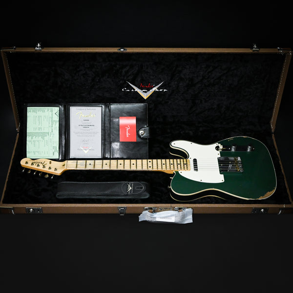 Fender Custom Shop '59 Telecaster Custom Relic- Aged Sherwood Metallic 2024 (CZ552314)