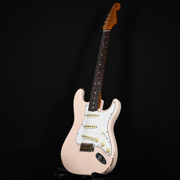 Fender Custom Limited Edition '64 Stratocaster Relic- Super Faded Aged Shell Pink 2024 (CZ581675)