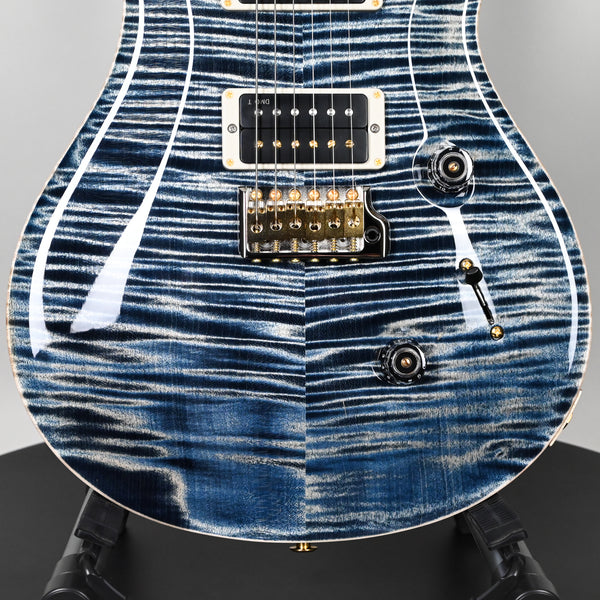 PRS Custom 24 w/ 10-Top & DMO Pickups- Faded Whale Blue 2025 (0417665)
