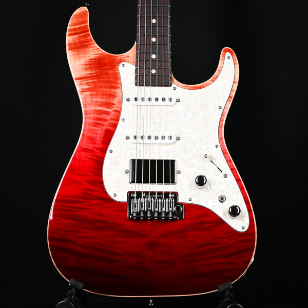 Tom Anderson Custom Drop Top Classic Electric Guitar- Red Surf w/ Binding 2025 (07-16-25A)