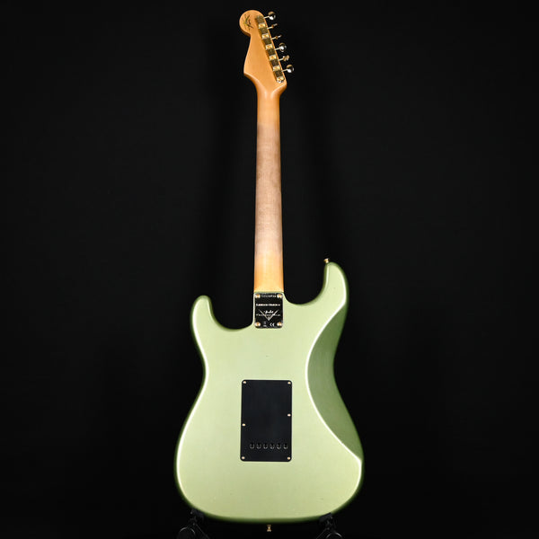 Fender Custom Shop Limited-Edition '65 Dual-Mag Strat Journeyman Relic- Aged Sage Green Metallic (CZ570830)