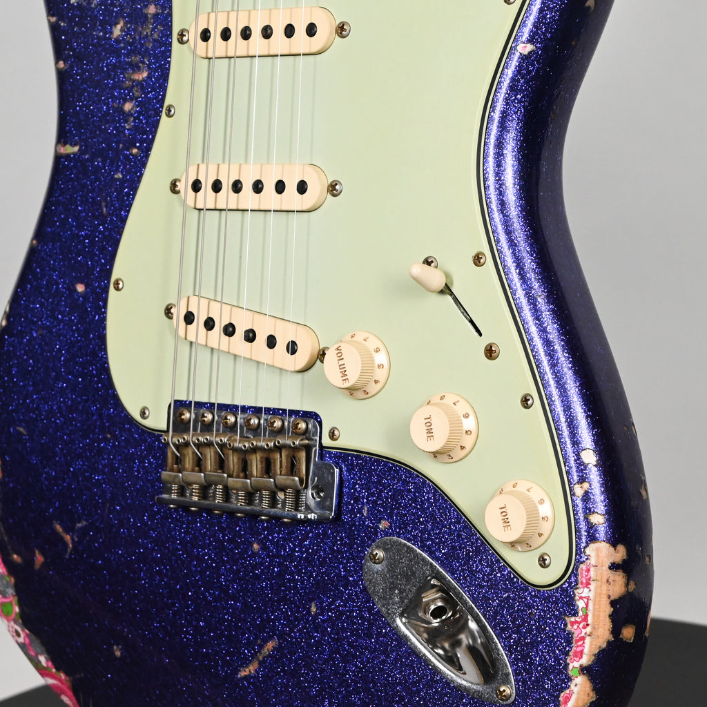 Fender Custom Shop 1962 Stratocaster w/ Josefina Handwound Pickups, Heavy Relic- Purple Sparkle/ Pink Paisley 2026 (R148255)