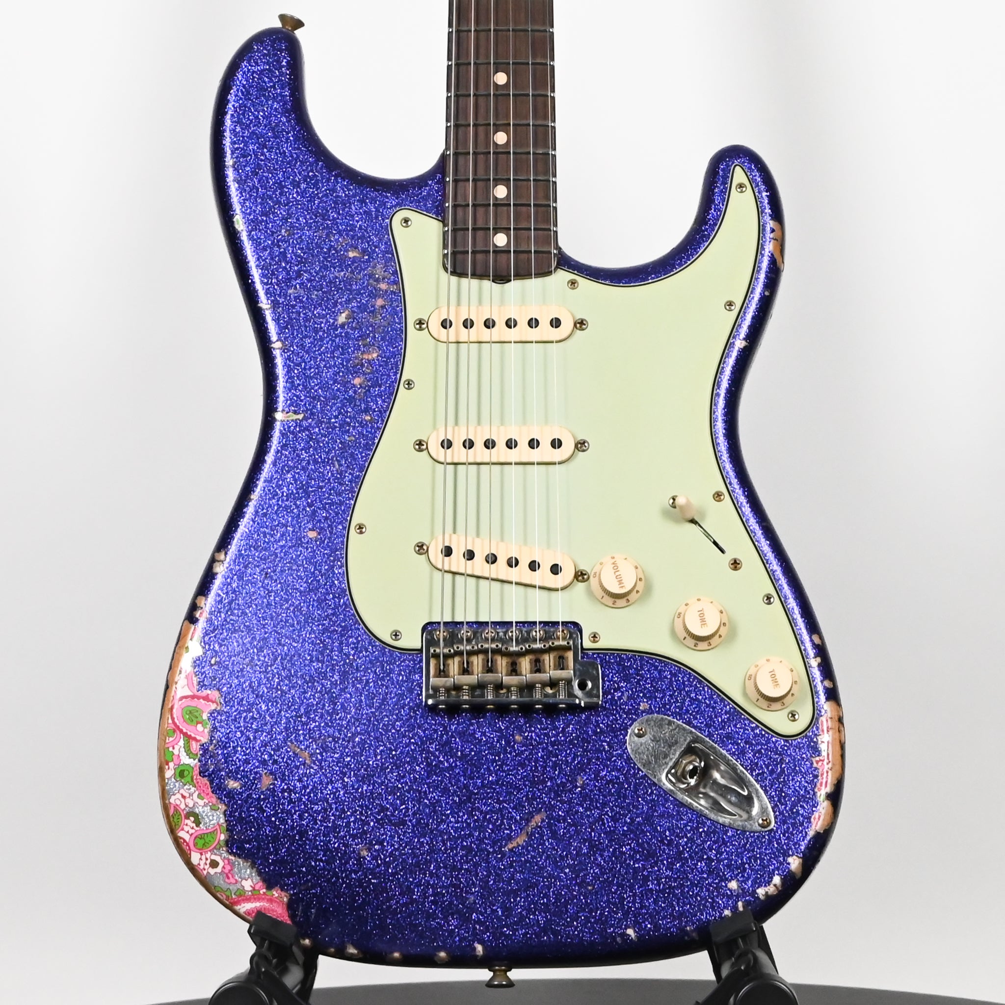Fender Custom Shop 1962 Stratocaster w/ Josefina Handwound Pickups, Heavy Relic- Purple Sparkle/ Pink Paisley 2026 (R148255)