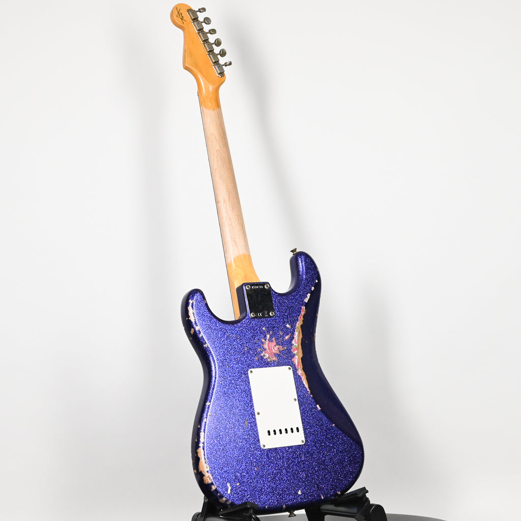 Fender Custom Shop 1962 Stratocaster w/ Josefina Handwound Pickups, Heavy Relic- Purple Sparkle/ Pink Paisley 2026 (R148255)