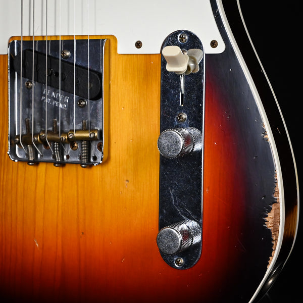 Fender Custom Shop '59 Telecaster Custom Relic- Wide Fade Chocolate 3 Tone Sunburst 2024 (CZ582558)