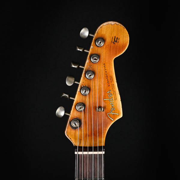 Fender Custom Shop '63 Stratocaster Super Heavy Relic- Super Faded Aged Black/ 3 Color Sunburst 2025 (CZ552215)