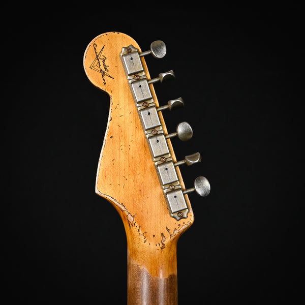 Fender Custom Shop '63 Stratocaster Super Heavy Relic- Super Faded Aged Black/ 3 Color Sunburst 2025 (CZ552215)