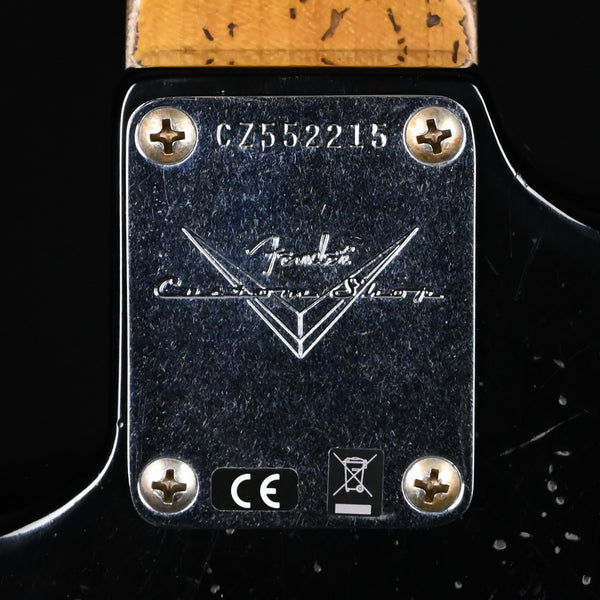 Fender Custom Shop '63 Stratocaster Super Heavy Relic- Super Faded Aged Black/ 3 Color Sunburst 2025 (CZ552215)