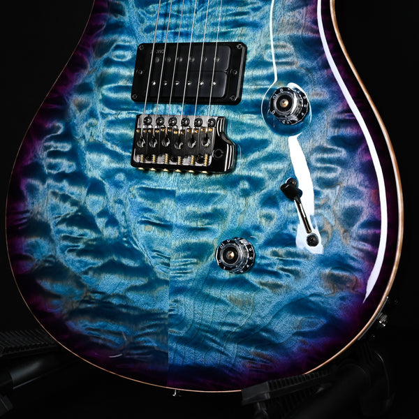 PRS Custom 24 Wood Library w/ 10-Top, Brazilian Rosewood, & DMO Pickups- Aquableux Purple Burst 2025 (0406645)