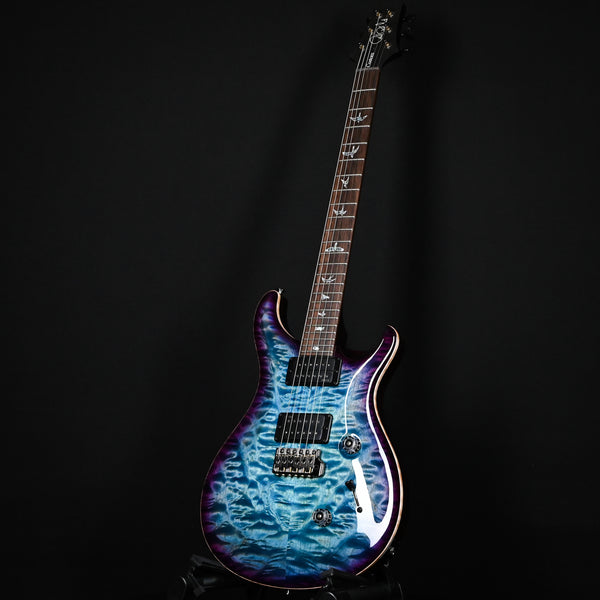 PRS Custom 24 Wood Library w/ 10-Top, Brazilian Rosewood, & DMO Pickups- Aquableux Purple Burst 2025 (0406645)