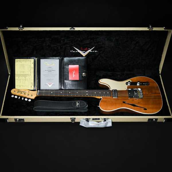 Fender Custom Shop Limited Edition Artisan Caballo Ligero Koa Telecaster NOS- Natural 2025 (CZ580248)