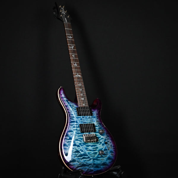 PRS Custom 24 Wood Library w/ 10-Top, Brazilian Rosewood, & DMO Pickups- Aquableux Purple Burst 2025 (0406645)
