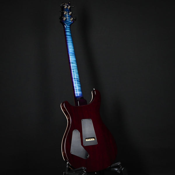 PRS Custom 24 Wood Library w/ 10-Top, Brazilian Rosewood, & DMO Pickups- Aquableux Purple Burst 2025 (0406645)