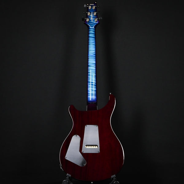 PRS Custom 24 Wood Library w/ 10-Top, Brazilian Rosewood, & DMO Pickups- Aquableux Purple Burst 2025 (0406645)