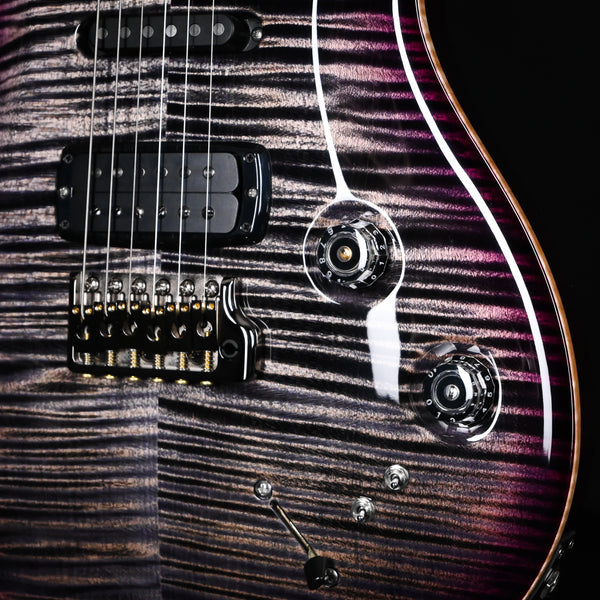 PRS Modern Eagle V Wood Library/ 10-Top Electric Guitar- Charcoal Purple Burst 2025 (0396977)