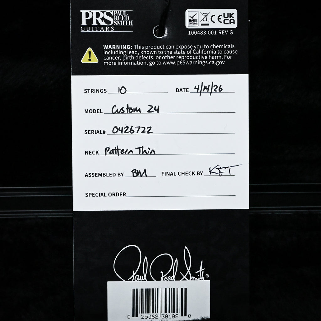 PRS Custom 24 w/ DMO Pickups- Sprayer's Choice 2026 (0426722)
