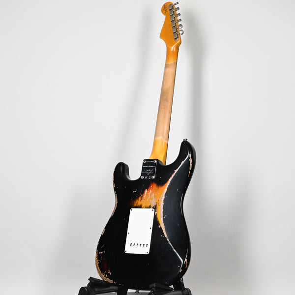 Fender Custom Shop '60 Stratocaster Heavy Relic- Aged Black/ 3-Color Sunburst 2025 (CZ585905)