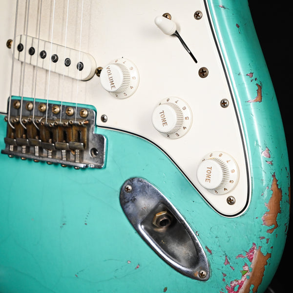 Fender Custom Shop Masterbuilt Kyle McMillin 60's Stratocaster Heavy Relic w/ Brazilian Rosewood- Seafoam Green/ Pink Paisley 2024 (R119906)