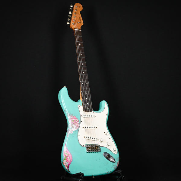 Fender Custom Shop Masterbuilt Kyle McMillin 60's Stratocaster Heavy Relic w/ Brazilian Rosewood- Seafoam Green/ Pink Paisley 2024 (R119906)