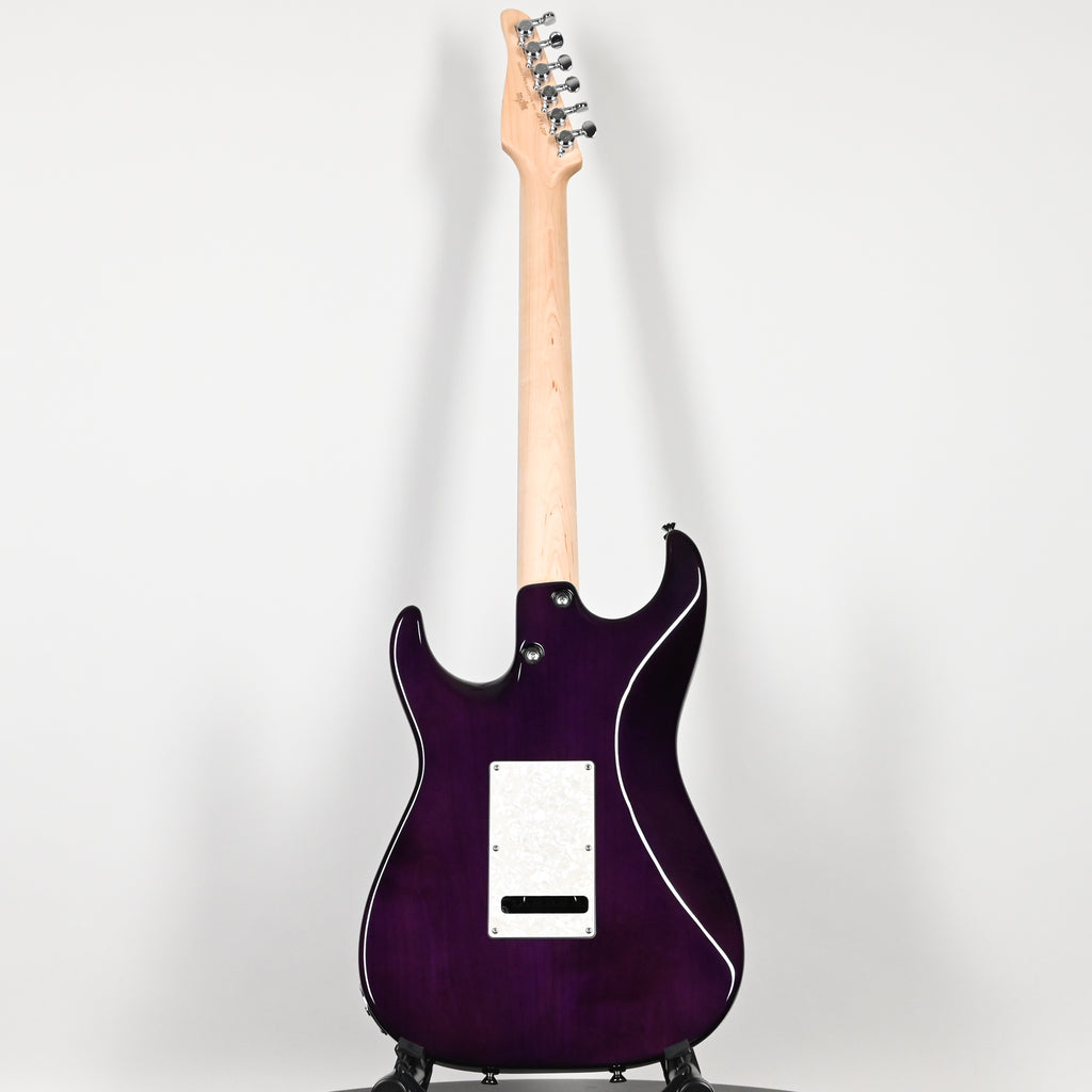 Tom Anderson Custom Drop Top Classic Electric Guitar- Abalone to T-Purple Burst w/ Binding 2026 (04-11-26P)