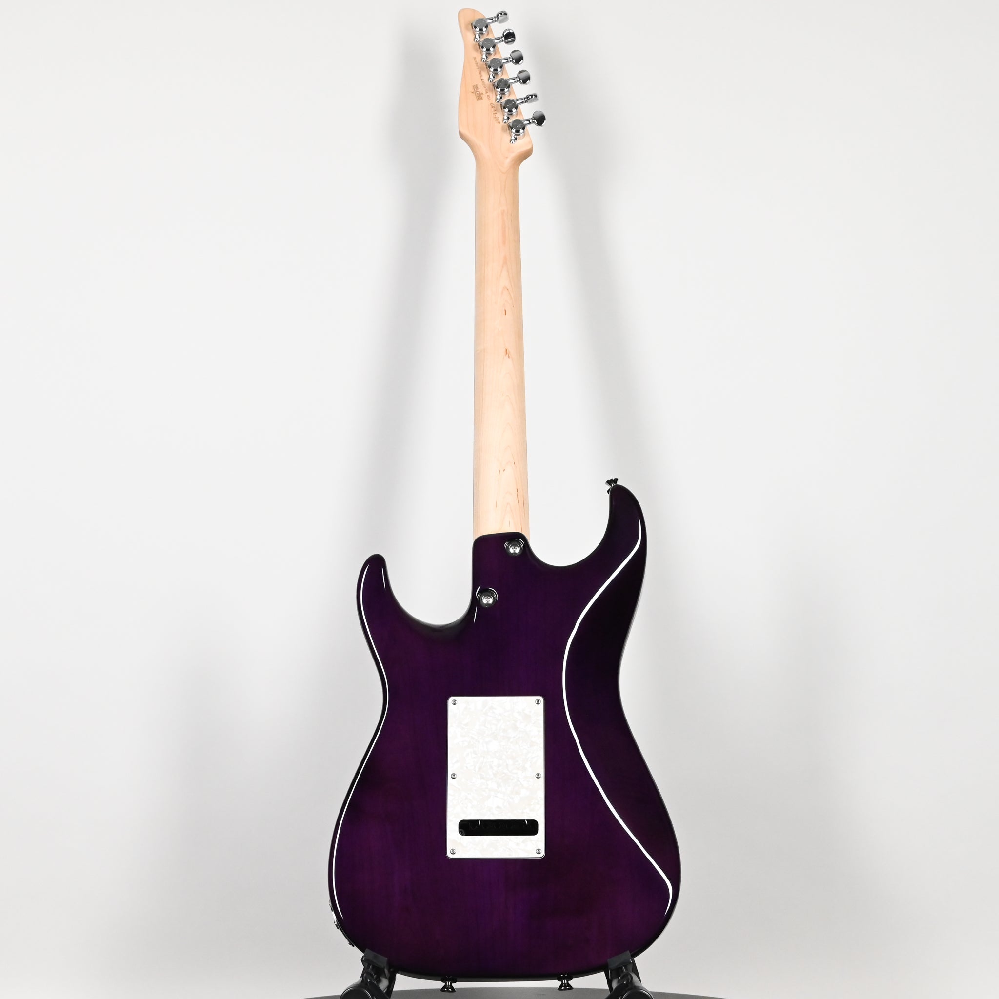 Tom Anderson Custom Drop Top Classic Electric Guitar- Abalone to T-Purple Burst w/ Binding 2026 (04-11-26P)