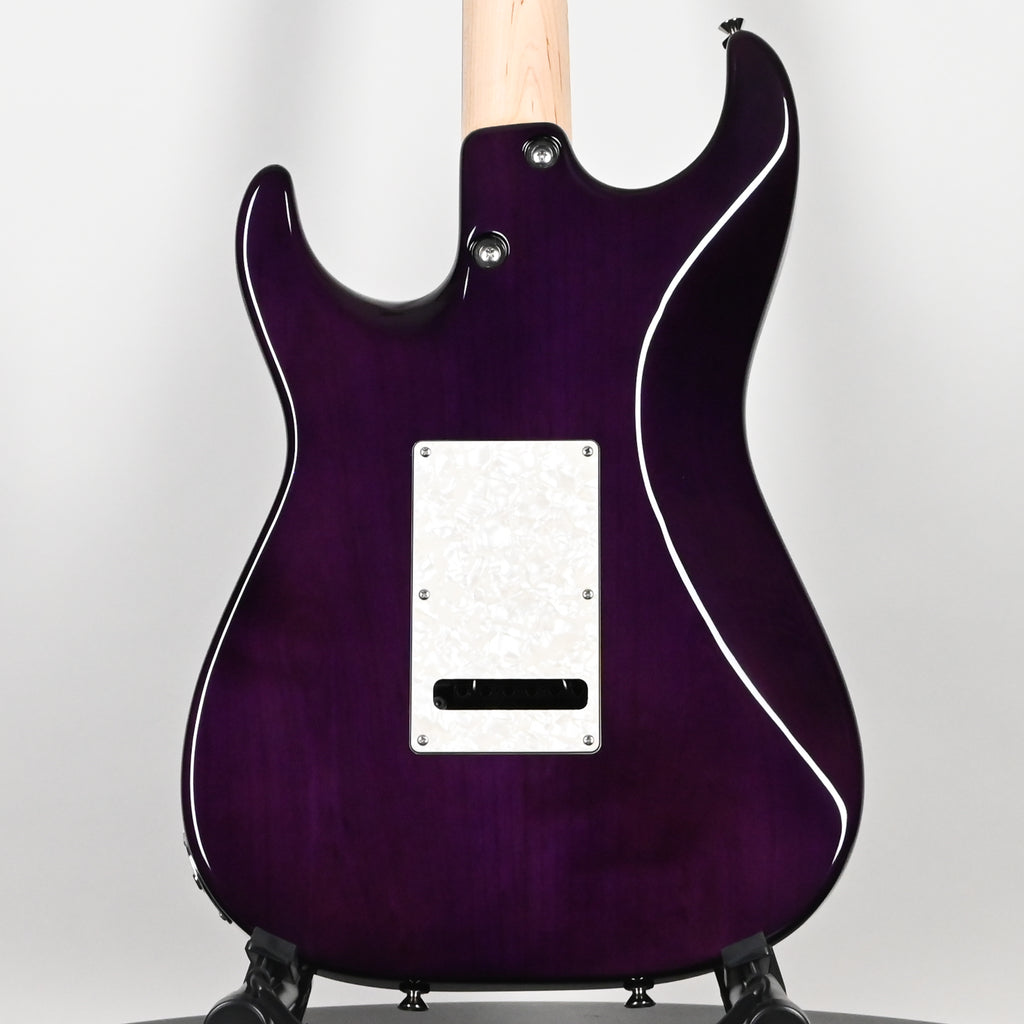 Tom Anderson Custom Drop Top Classic Electric Guitar- Abalone to T-Purple Burst w/ Binding 2026 (04-11-26P)