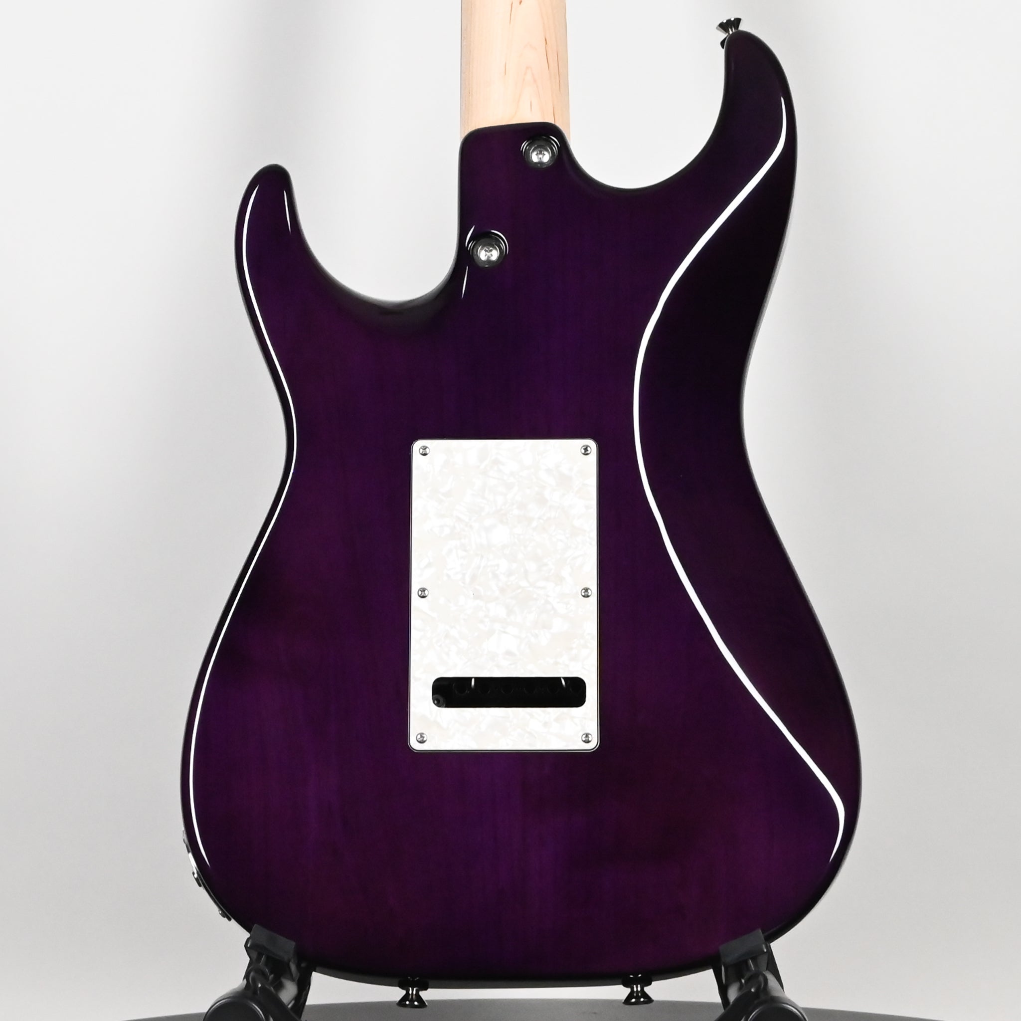 Tom Anderson Custom Drop Top Classic Electric Guitar- Abalone to T-Purple Burst w/ Binding 2026 (04-11-26P)
