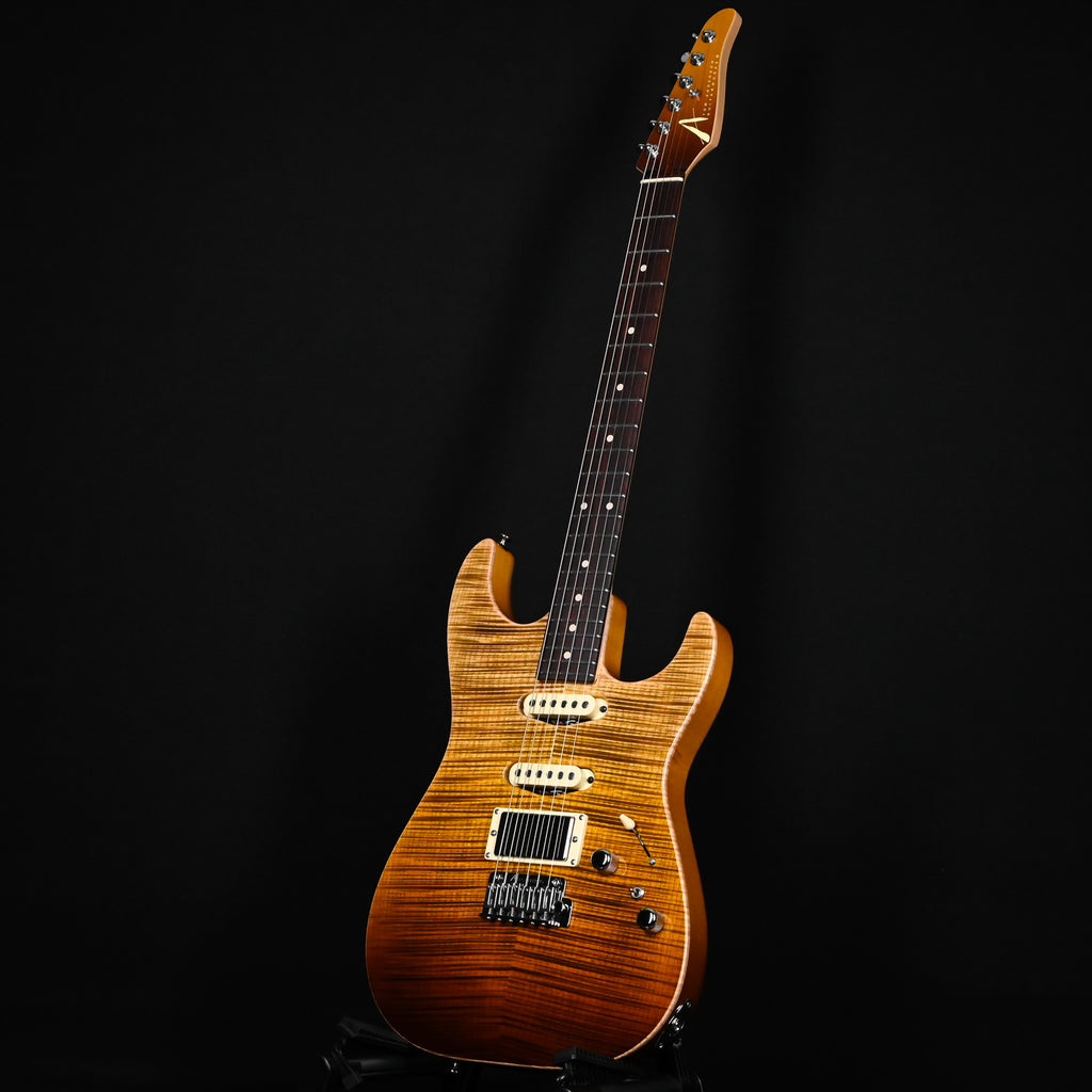 Tom Anderson Custom Drop Top Electric Guitar- Tiger Eye Surf w/ Binding 2026 (04-03-26N)