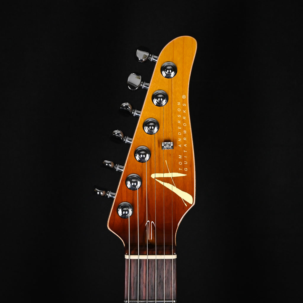 Tom Anderson Custom Drop Top Electric Guitar- Tiger Eye Surf w/ Binding 2026 (04-03-26N)