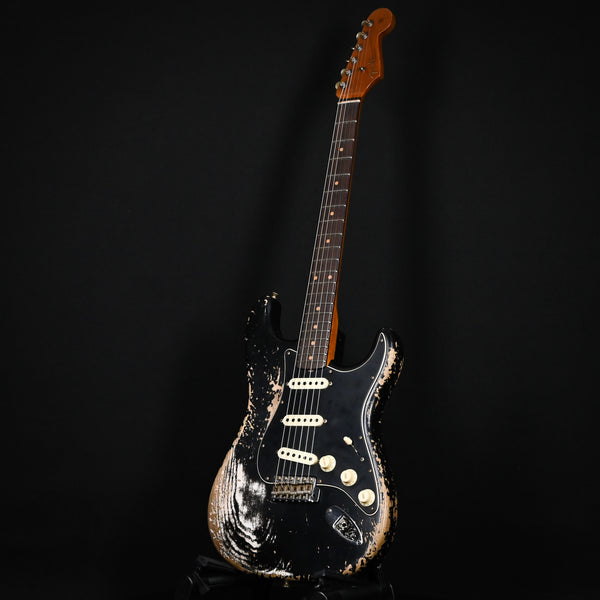 Fender Custom Shop Limited Edition Poblano Stratocaster Super Heavy Relic- Aged Black (CZ580071)