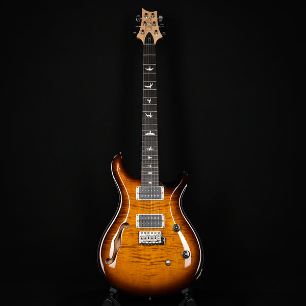 PRS CE 24 CE 24 Semi-Hollow Electric Guitar Black Amber 2023 (0365413)