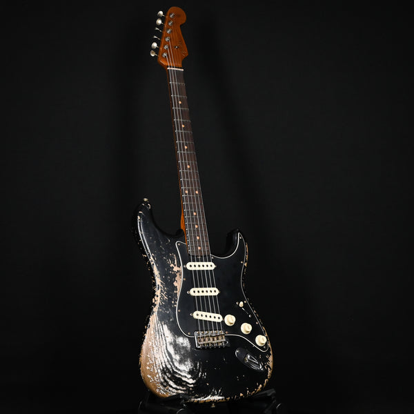 Fender Custom Shop Limited Edition Poblano Stratocaster Super Heavy Relic- Aged Black (CZ580071)